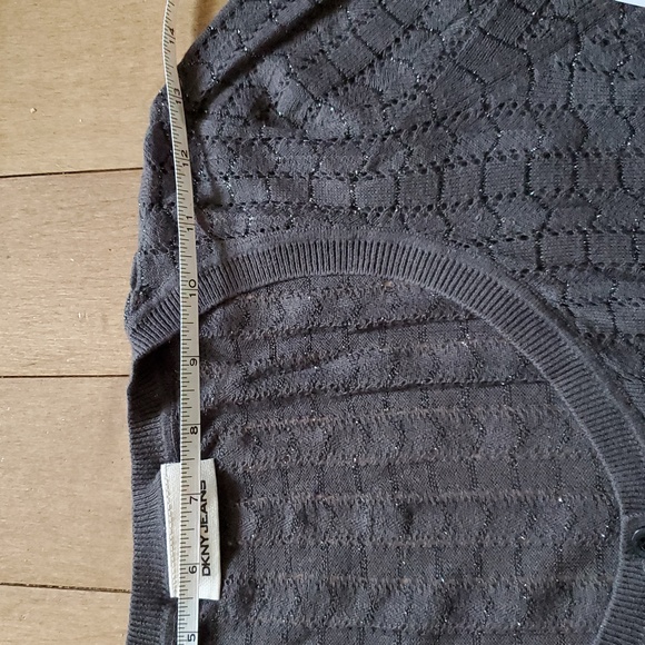 DKNY JEANS Cardigan with String Belt - Picture 10 of 11